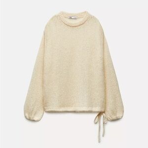 Zara Cream Knit Sweater